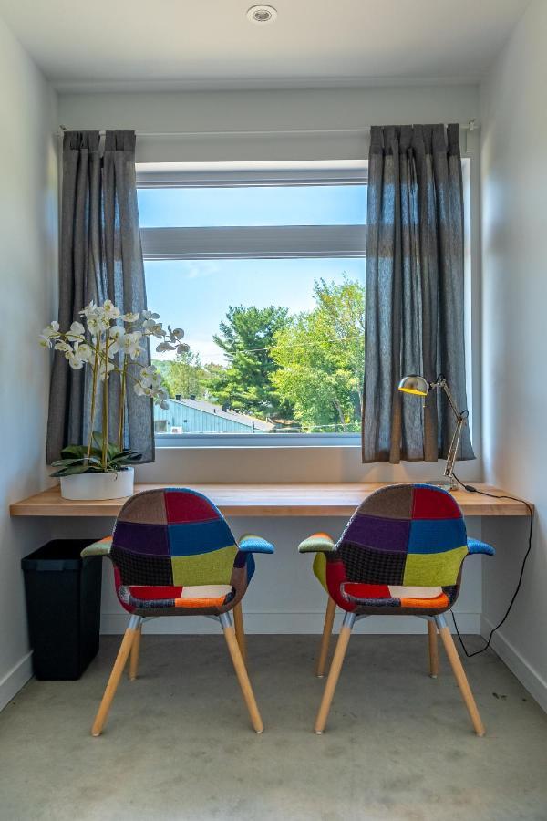 Hotel-Appartements De La Gare Val-David Esterno foto