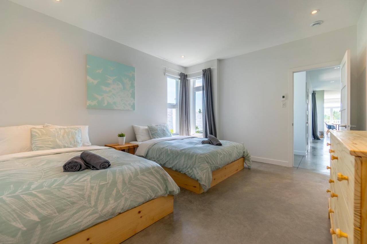Hotel-Appartements De La Gare Val-David Esterno foto